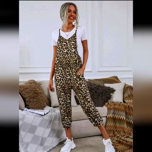 Animal Print Playsuit Romper